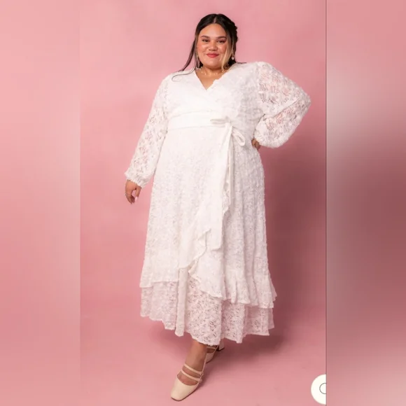 NWT Ivy City Be Mine White Lace Dress - Picture 1 of 14